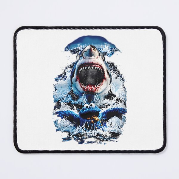Item preview, Cookie Monster And Shark designed and sold by yuckticke.
