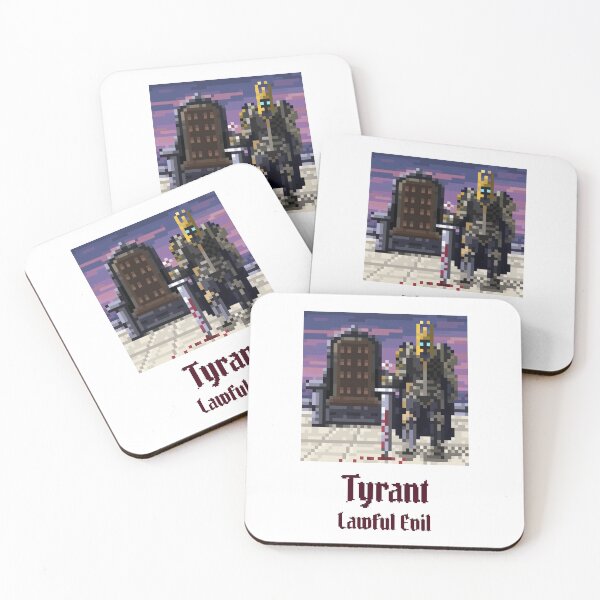 Item preview, Tyrant - Lawful Evil RPG Pixel Art designed and sold by OneToTee.