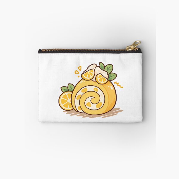 Item preview, Cute Lemon Swiss Roll Cake – Kawaii Citrus Dessert Illustration designed and sold by mumeaw.