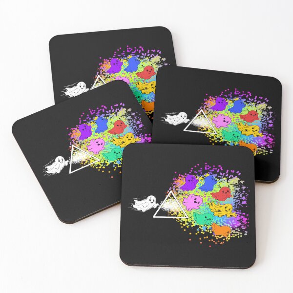 Item preview, Cute Ghost Prism Rainbow Halloween – Colorful Spooky Kawaii Inspired Ghost Art designed and sold by ZechJohnRB.