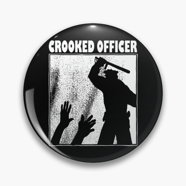Item preview, Crooked Officer Silhouette Police designed and sold by yuckticke.