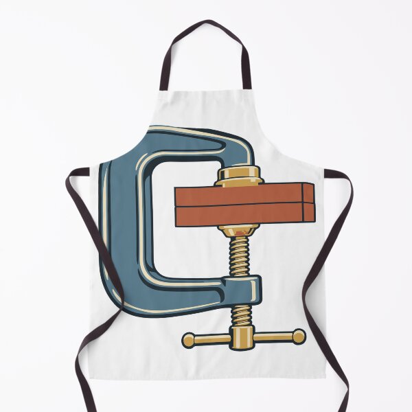 Item preview, Oversized G Clamp Holding a Wood Glue-Up designed and sold by UprisingDesigns.
