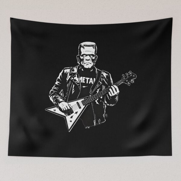 Item preview, Frankenstein Guitar - Horror Rock Guitar - Halloween Frankenstein  designed and sold by AtinUronaheNL.