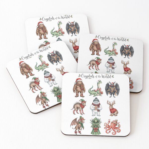 Item preview, Christmas Cryptids Collection designed and sold by Tiffany Roy.