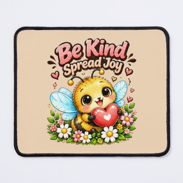 Item preview, Be Kind Spread Joy – Cute Kawaii Bumblebee designed and sold by MushArtist.