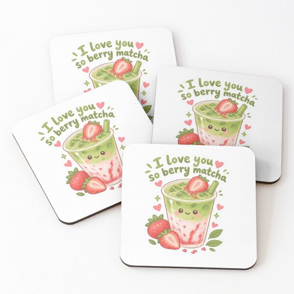 Item preview, I Love You So Berry Matcha designed and sold by Creme Coffee.