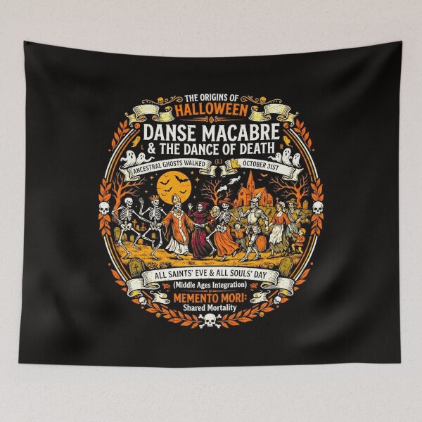Item preview, Ghosts, Skeletons & Danse Macabre designed and sold by ritusdesigns.