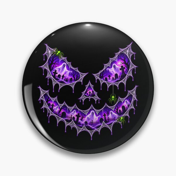 Item preview, Graveyard Grin — Ghosts, Webs & Wicked Company designed and sold by IndieQuill .
