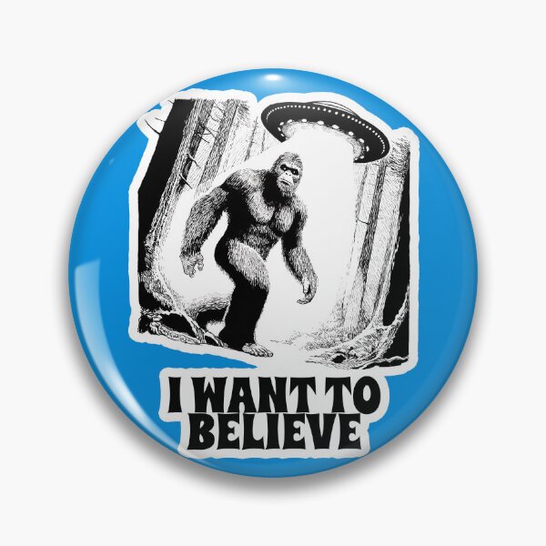 Item preview, Bigfoot UFO - I want to believe designed and sold by SpaceCatVisions.
