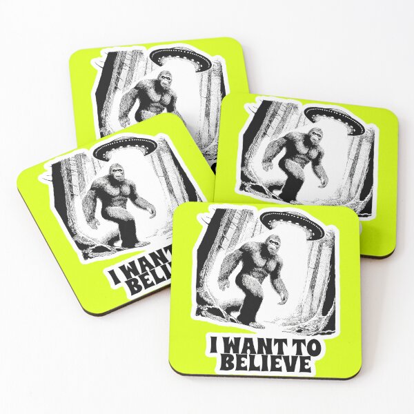 Item preview, Bigfoot UFO - I want to believe designed and sold by SpaceCatVisions.