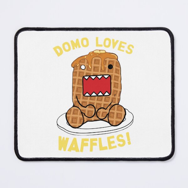 Item preview, Domo Kun Loves Waffles designed and sold by yuckticke.