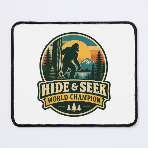 Item preview, Bigfoot Hide and Seek World Champion Vintage Retro Design ⭐⭐⭐⭐⭐ designed and sold by winzesty.