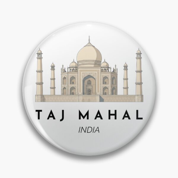 Item preview, Taj Mahal Minimalist Illustration – Agra India designed and sold by DesignMaxa.