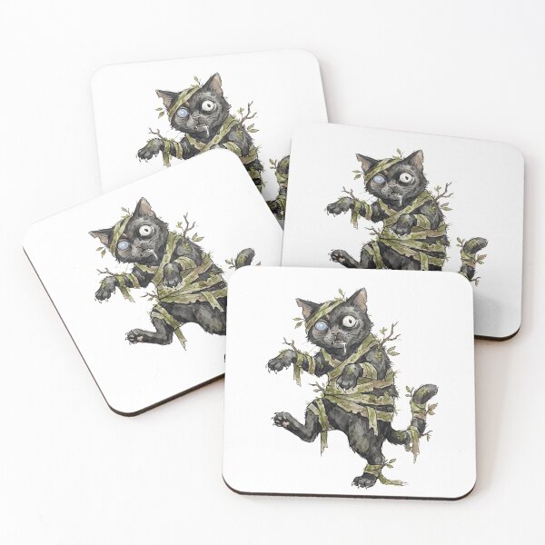 Item preview, Mummy Zombie Black Cat designed and sold by Tiffany Roy.