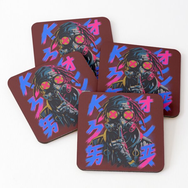 Item preview, Cyber Gas Mask Soldier Neon Tokyo Punk designed and sold by crystalthom.