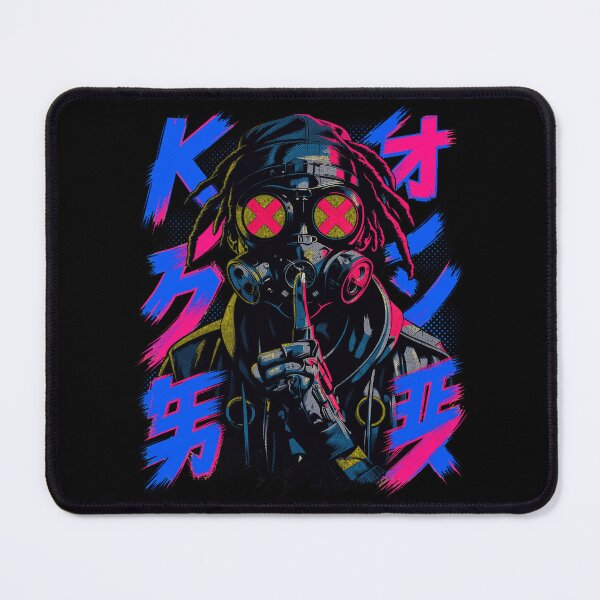 Item preview, Cyber Gas Mask Soldier Neon Tokyo Punk designed and sold by crystalthom.