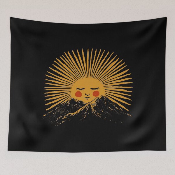 Item preview, Vintage Boho Sunbrust retro designed and sold by gunaone-design.