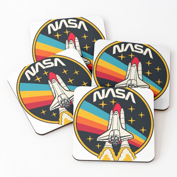 Item preview, Retro NASA Space Shuttle Mission Patch designed and sold by ZayCreates.