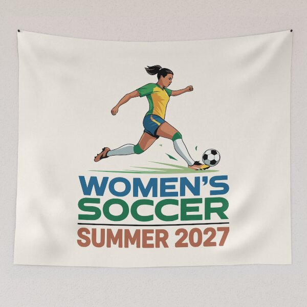 Item preview, women's soccer summer 2027  designed and sold by Colorfulman.