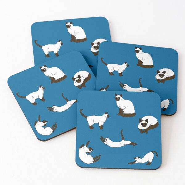Item preview, Siamese Cats designed and sold by Leapingdoe.
