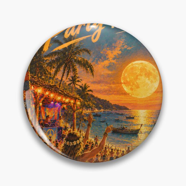 Item preview, Full Moon Party – Koh Phangan Thailand | Neon Tropical Beach Festival designed and sold by Spirit of Siam.