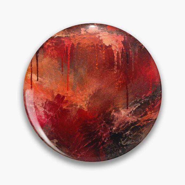 Item preview, Molten Pulse Red Abstract Painting Art Print designed and sold by Joey Santiago.