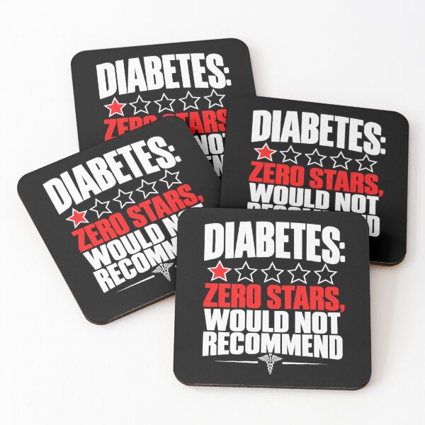 Artikelvorschau, Diabetes Zero Stars würde das Diabetes-Aufklärungs-T-Shirt nicht empfehlen entworfen und verkauft von Trendably.