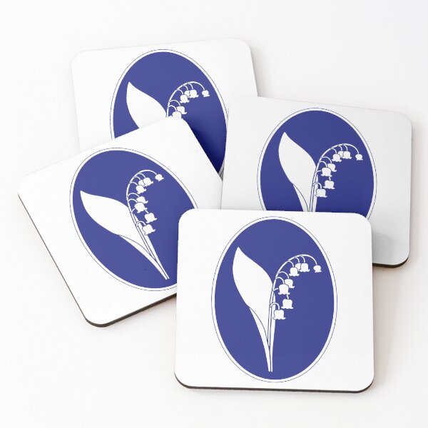 Item preview, Vintage Blue Botanical Floral Motif in Oval Frame - 29 designed and sold by ivyysophia.