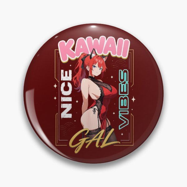 Item preview, Kawaii Red Hair Succubus Horns Aesthetic designed and sold by sigridfisher.