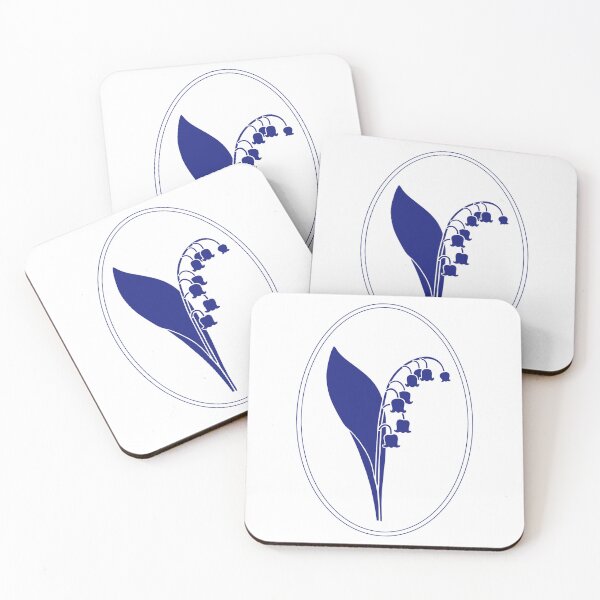 Item preview, Vintage Blue Botanical Floral Motif in Oval Frame - 30 designed and sold by ivyysophia.