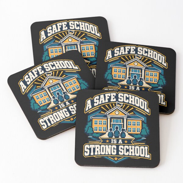 Item preview, A Safe School Is A Strong School Education Design designed and sold by YASSINE HZ.