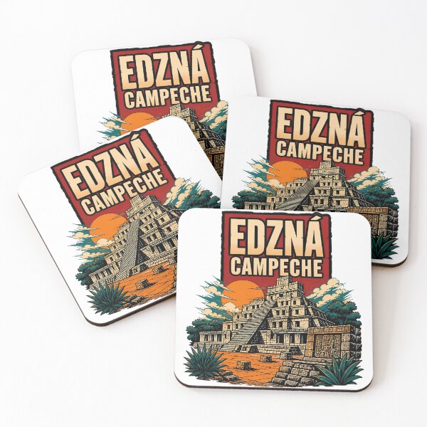 Item preview, Edzna Campeche Vintage Travel Tourism designed and sold by TravelersGems.