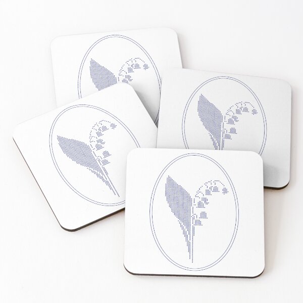 Item preview, Vintage Blue Botanical Floral Motif in Oval Frame - 32 designed and sold by ivyysophia.