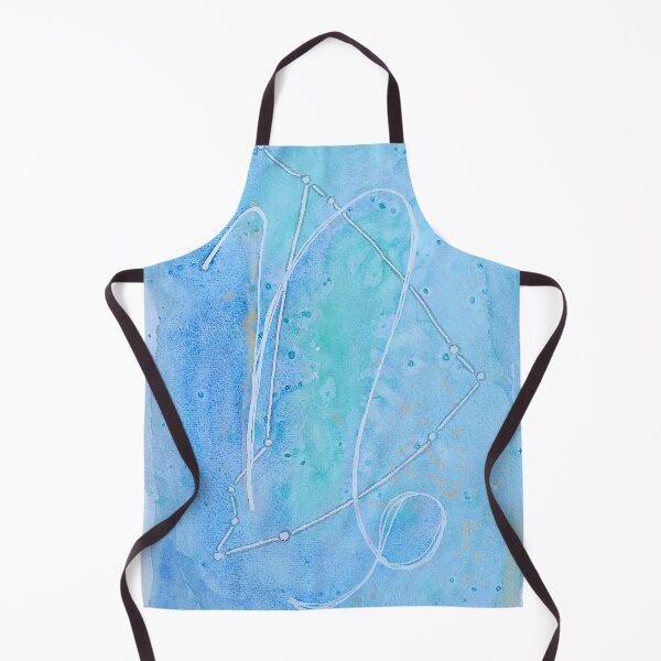 Item preview, Capricorn zodiac sign / Astrology - Blue watercolor constellation designed and sold by Art by M.H..