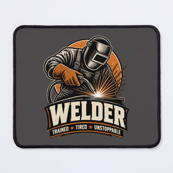 Item preview, Verified Welder Design - Trained, Tired, and Unstoppable Graphic PERFECT GIFT FOR YOU AND FRIENDS designed and sold by Velikakara.