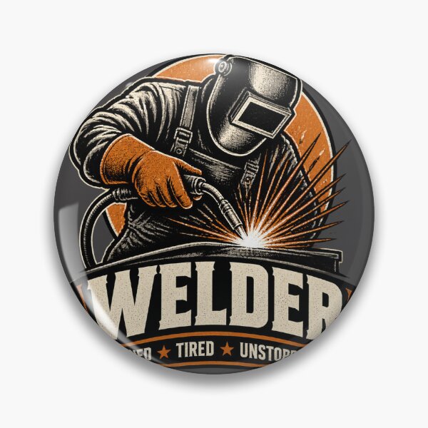 Item preview, Verified Welder Design - Trained, Tired, and Unstoppable Graphic PERFECT GIFT FOR YOU AND FRIENDS designed and sold by Velikakara.