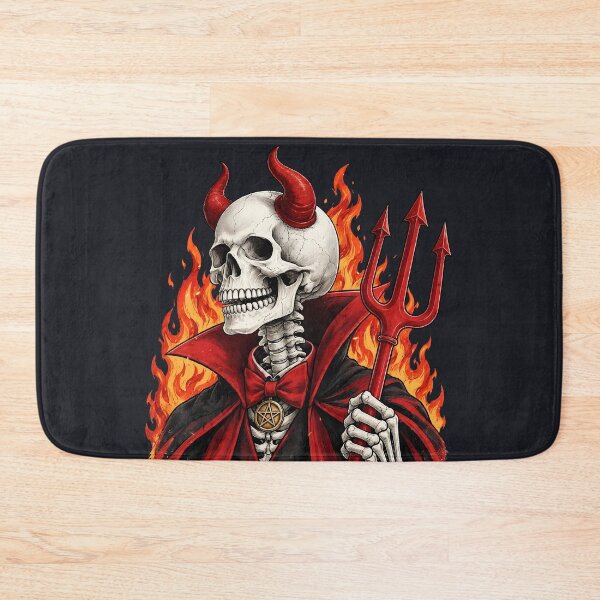 Item preview, Halloween Skeleton Devil  designed and sold by CreepyCornerArt.