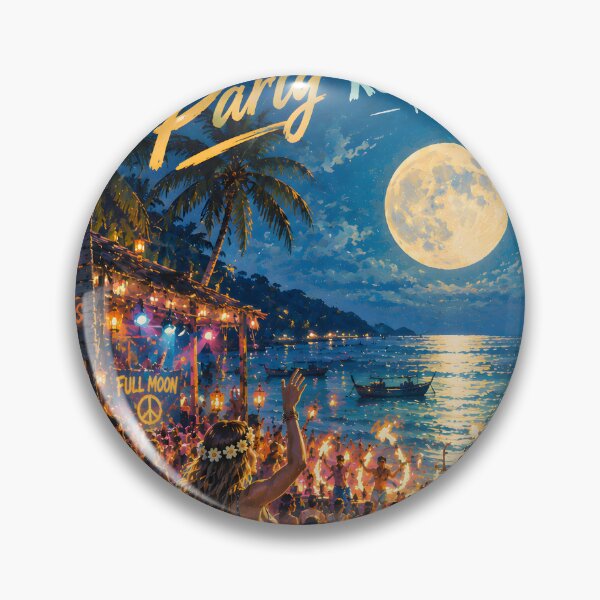 Item preview, Full Moon Party – Koh Phangan Thailand | Neon Tropical Beach Festival designed and sold by Spirit of Siam.