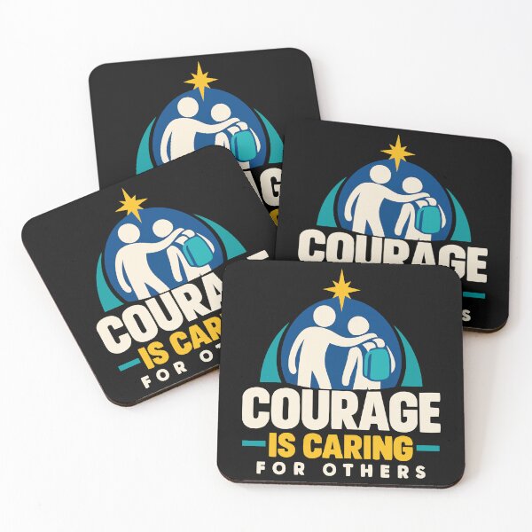 Item preview, Courage Is Caring For Others Empathy Support designed and sold by YASSINE HZ.