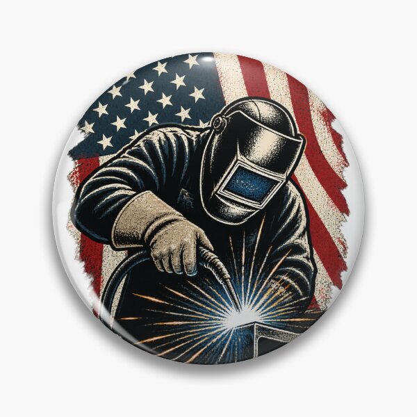 Item preview, American Flag Welding Design for Metalworkers and Welding Enthusiasts PERFECT GIFT FOR YOU AND FRIENDS designed and sold by Velikakara.