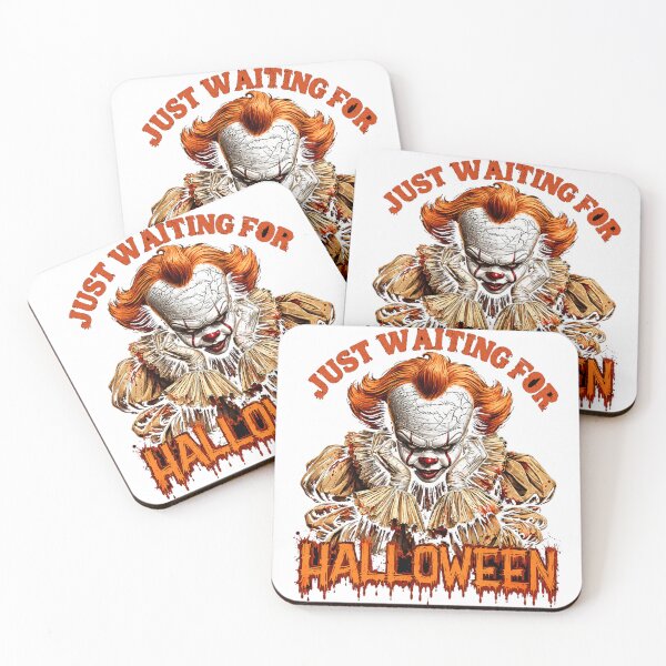 Item preview, Just Waiting for Halloween – Creepy Horror Clown designed and sold by TSHIRTprject.