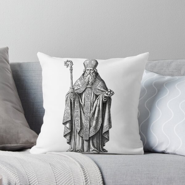 Item preview, Saint Nicholas Vintage Engraving Design designed and sold by luisluisluis.