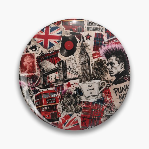 Item preview, London Punk Not Dead British Grunge Collage designed and sold by MetaModel Editions.
