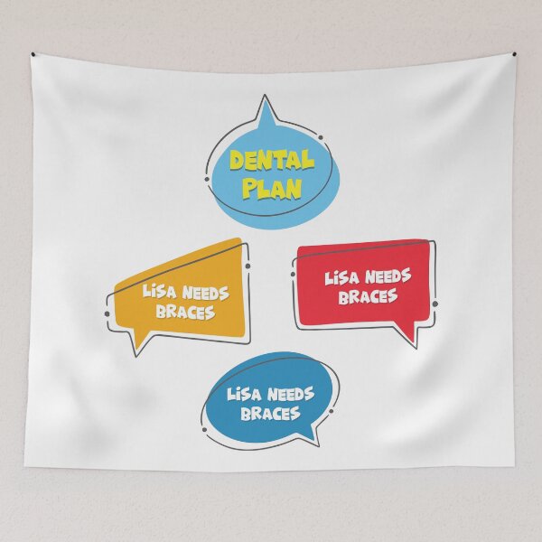 Item preview, Lisa Needs Braces designed and sold by Inappropriate Giggles.