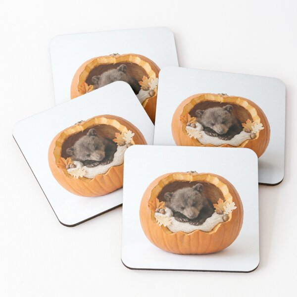 Item preview, Adorable Sleepy Bear Cub in Harvest Pumpkin designed and sold by Michaelragheb.