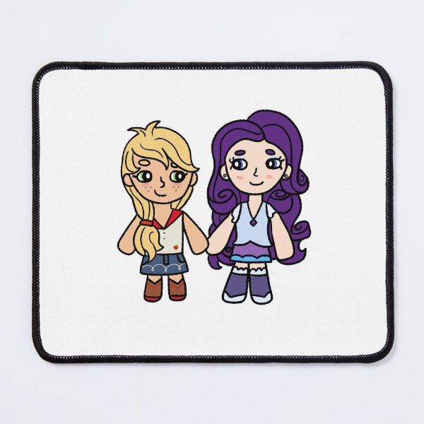 Item preview, 'Rarijack' Rarity and Applejack Human Art designed and sold by hammerkezshark.