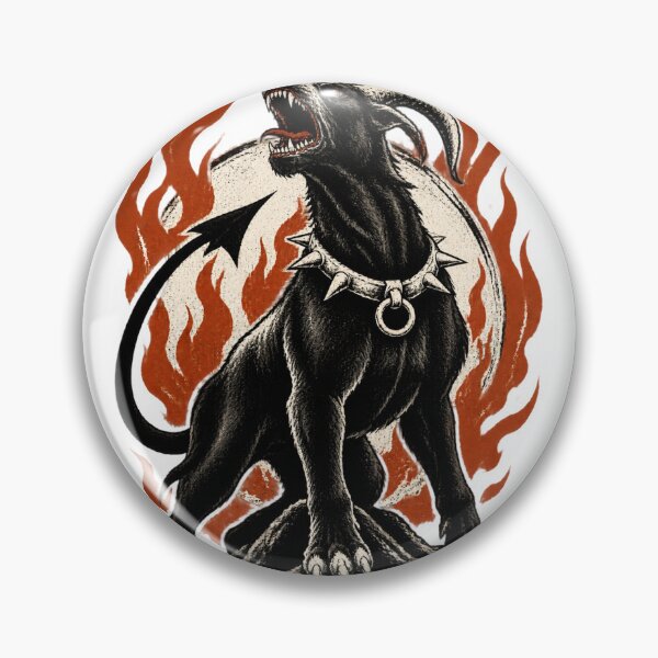 Item preview, Houndoom Inspired Dark Metal Creature Artwork Design LIMITED EDITION designed and sold by Tom-N.