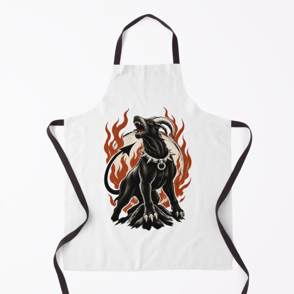 Item preview, Houndoom Inspired Dark Metal Creature Artwork Design LIMITED EDITION designed and sold by Tom-N.
