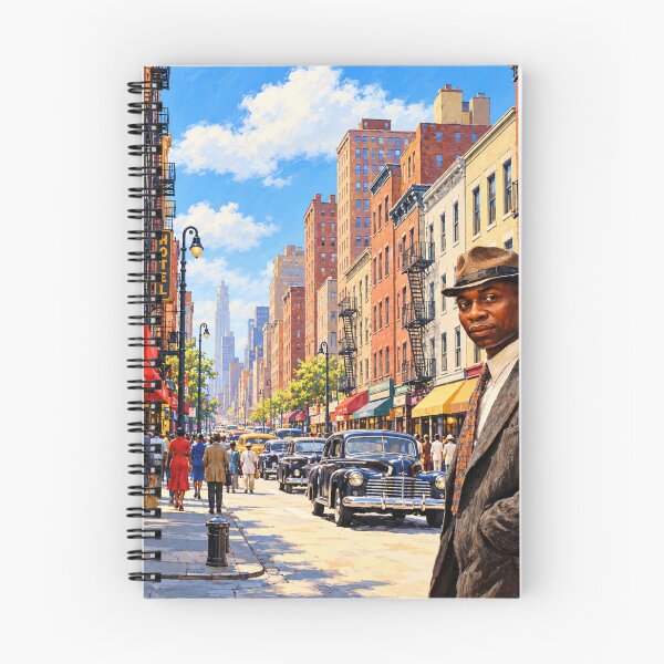 Aperçu de l'œuvre Scène de rue vintage de la Renaissance de Harlem, New York, États-Unis créée et vendue par Myra365Art.