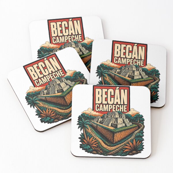 Item preview, Becan Campeche Vintage Travel Tourism designed and sold by TravelersGems.